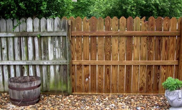 Fence Cleaning Result
